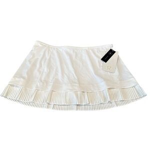 Lululemon City Sky Run By Skirt, NWT, Size-10, Color-White
